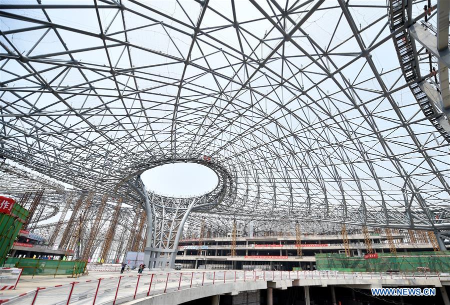 Le nouvel aéroport international de Beijing prend forme et sera mis en service en 2019