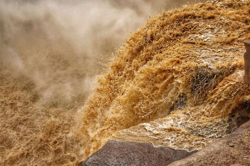 Les chutes d'eau de Hukou offrent à nouveau leur magnifique spectacle