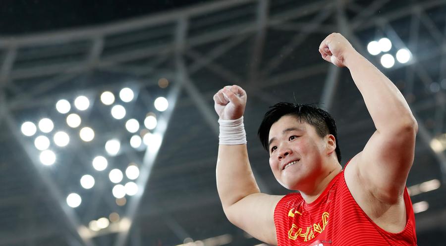 Mondiaux d'athlétisme, lancer du poids : la Chine enfin récompensée