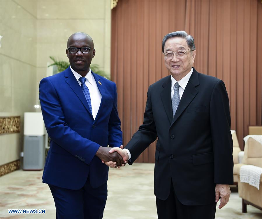Le plus haut conseiller politique chinois rencontre le président du Sénat du Burundi