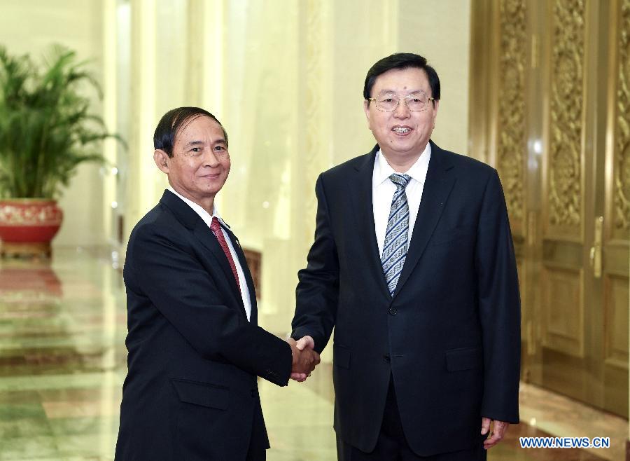 La Chine et le Myanmar renforceront leurs échanges parlementaires