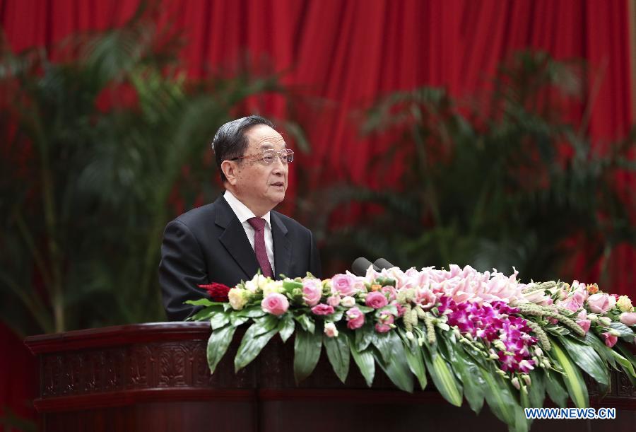 Chine : le plus haut conseiller politique prononce un discours lors d'une réception pour la Fête nationale