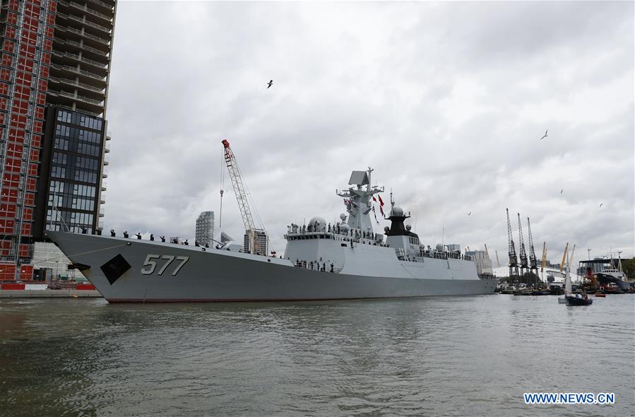 Une flotte d'escorte de la marine chinoise achève une visite de courtoisie en Grande-Bretagne