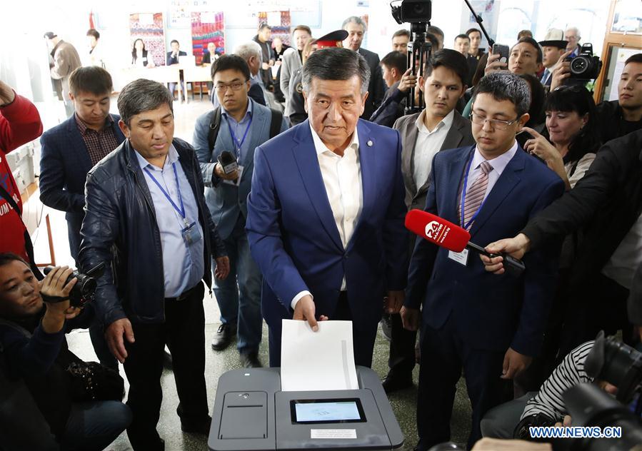 Jeenbekov est sur le point de remporter l'élection présidentielle kirghize, selon les résultats préliminaires