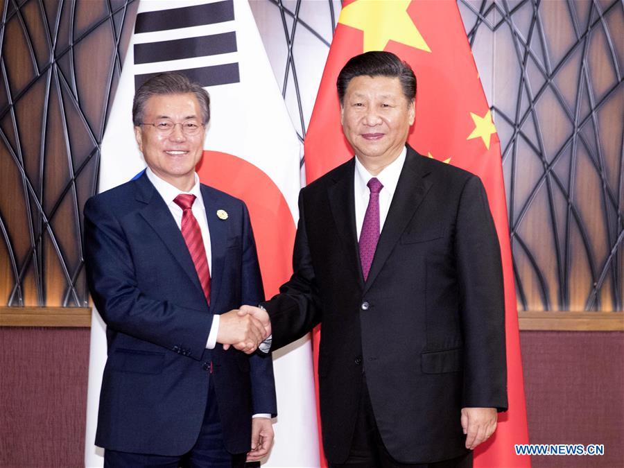Les présidents chinois et sud-coréen discutent des relations bilatérales et de la situation dans la péninsule coréenne
