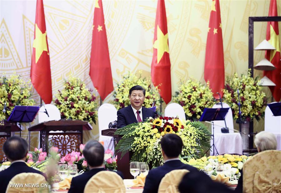 Le président chinois Xi Jinping appelle à renforcer les relations sino-vietnamiennes