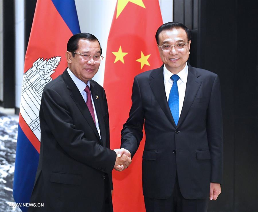 Le Premier ministre chinois rencontre son homologue cambodgien pour discuter des relations bilatérales
