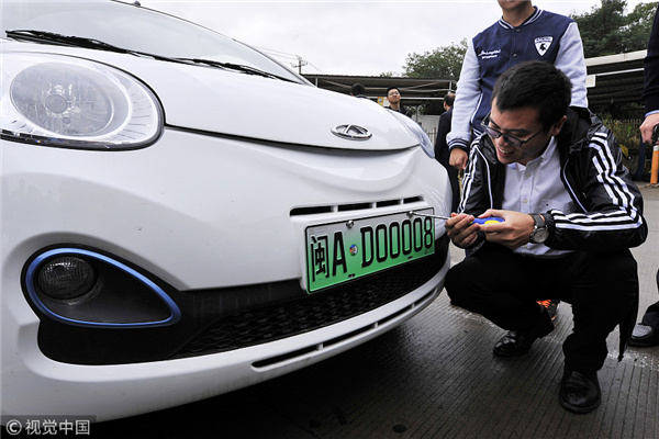 Les voitures à énergie nouvelle, une priorité en Chine
