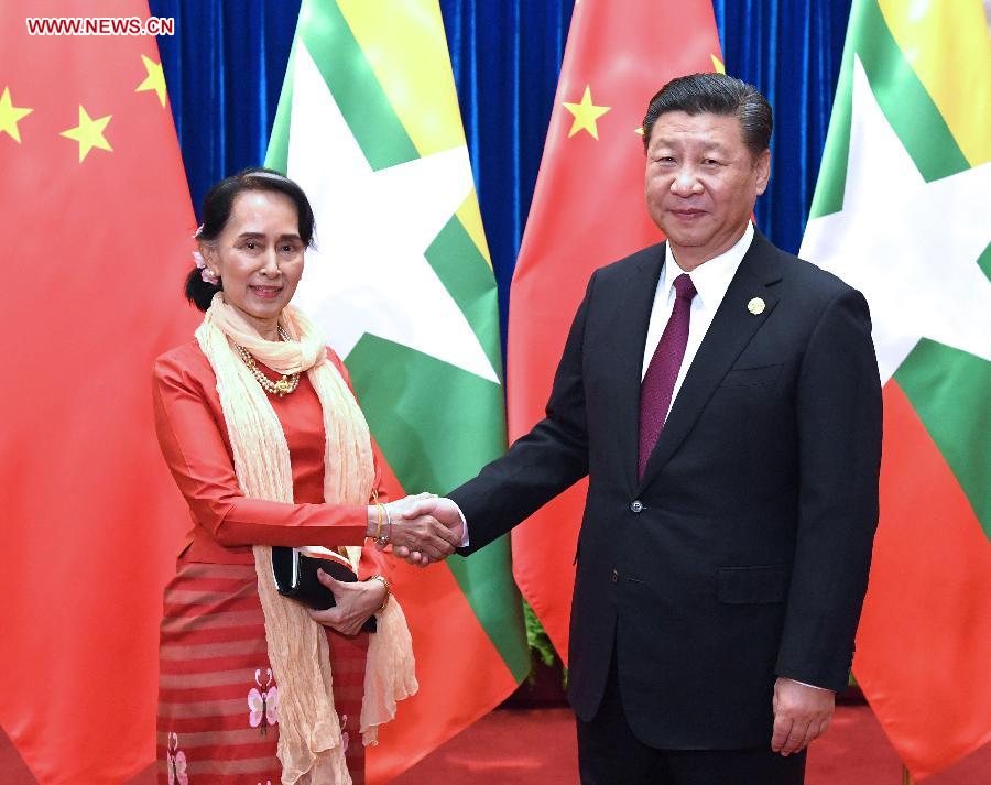 Xi Jinping rencontre Aung San Suu Kyi et appelle à davantage de coopération entre partis