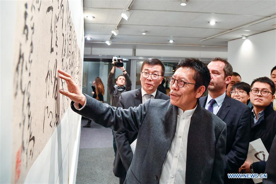 Paris : exposition d'un calligraphe chinois au siège de l'UNESCO