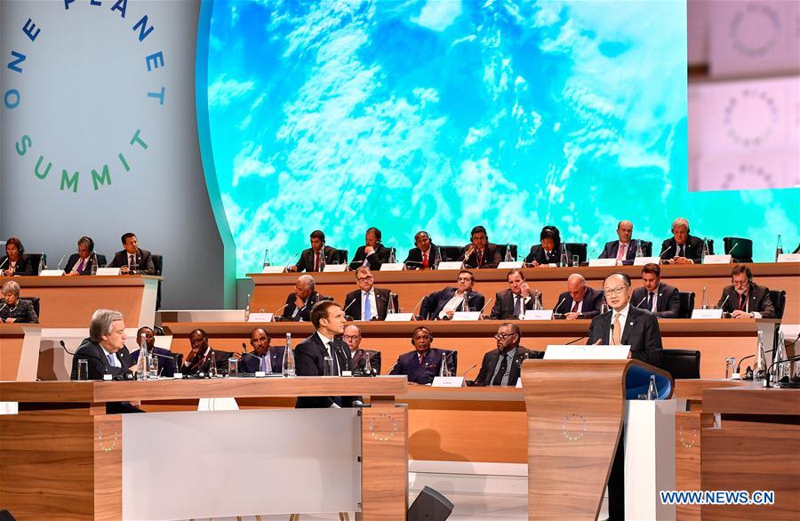 Le président du Groupe de la Banque mondiale présente quatre accords pris lors du One Planet Summit à Paris