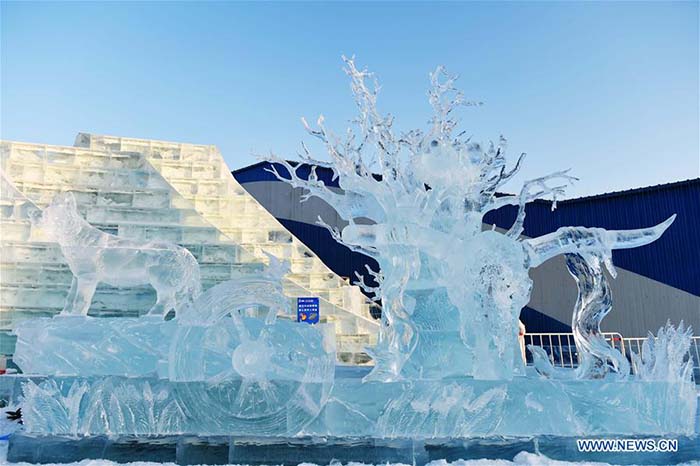 Concours international de sculpture sur glace à Harbin 