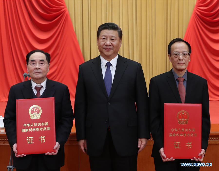 Remise du plus prestigieux prix scientifique chinois