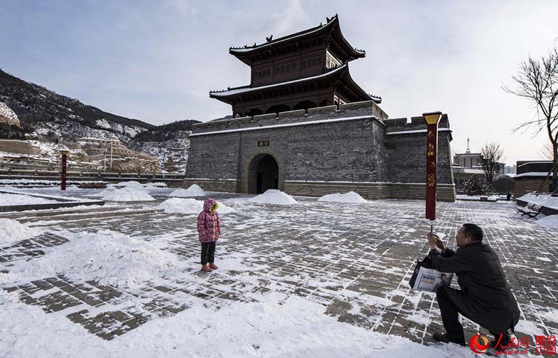 Le nord de la Chine sous la neige