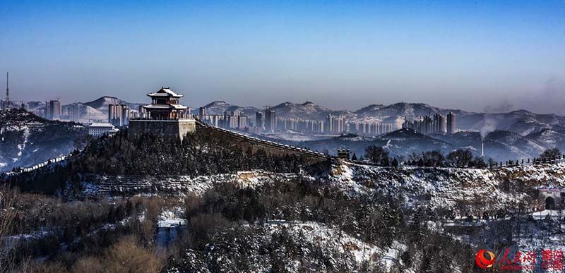 Le nord de la Chine sous la neige