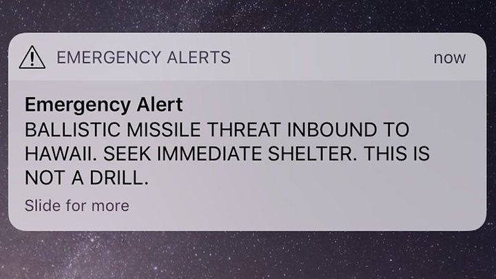Panique à Hawaï après une fausse alerte à l'attaque au missile
