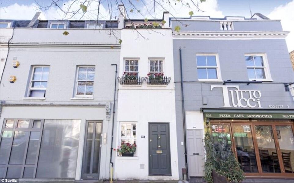 Londres : mise en vente d'une maison de 2,3 m de large pour 1 million de livres