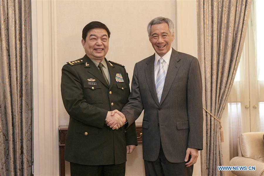 Le Premier ministre singapourien rencontre le ministre chinois de la Défense