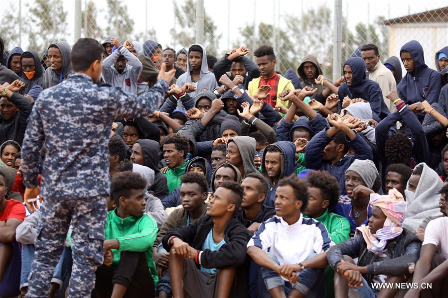 Libye : des migrants illégaux à Gharyan
