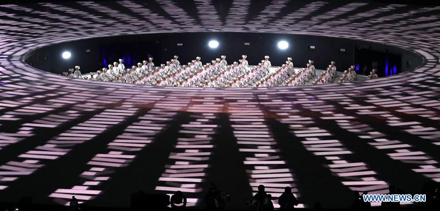 Ouverture des Jeux Olympiques d'hiver de Pyeongchang sur une grande cérémonie