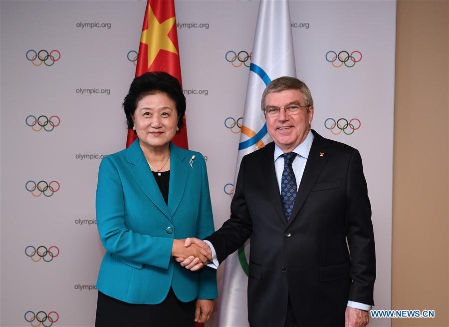 L'envoyée spéciale du président chinois rencontre le président du Comité international olympique
