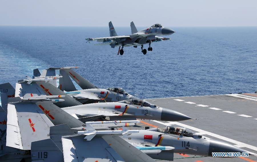 Chine : le groupe aéronaval du Liaoning mène des exercices en mer de Chine méridionale