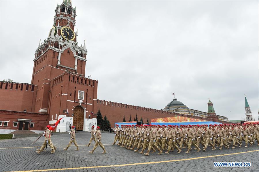 Russie : répétition du défilé commémorant la Journée de la victoire