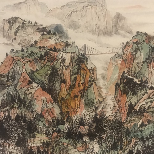 Beijing : ouverture d'une exposition à thème sur la Route de la Soie en peintures