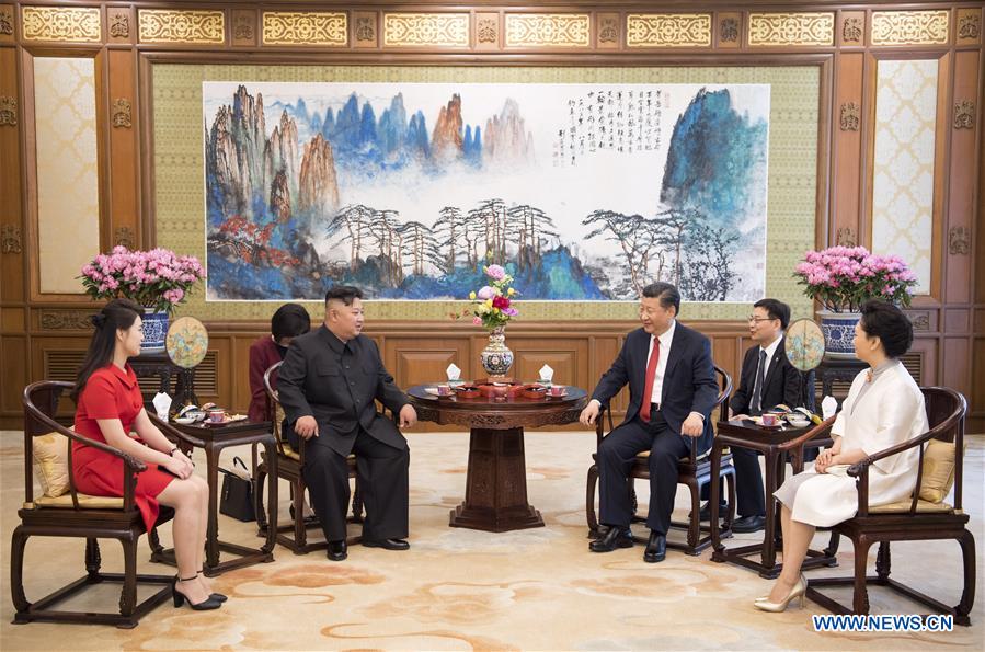 Xi Jinping et Kim Jong-un se rencontrent à Beijing