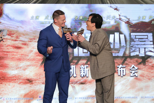 Jackie Chan et John Cena vont jouer dans un nouveau film d'action