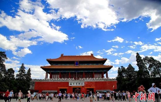 Beijing : ciel bleu et vague de chaleur