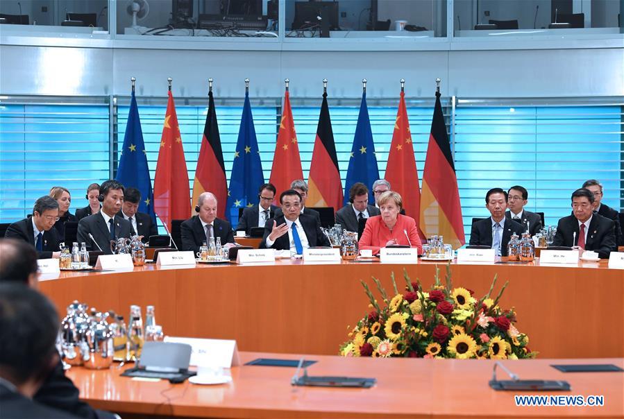 La Chine et l'Allemagne conviennent de s'opposer ensemble au protectionnisme