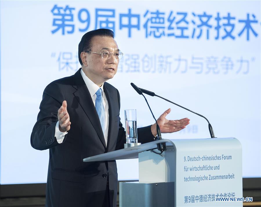 Le PM chinois appelle à des efforts supplémentaires pour promouvoir le commerce sino-allemand