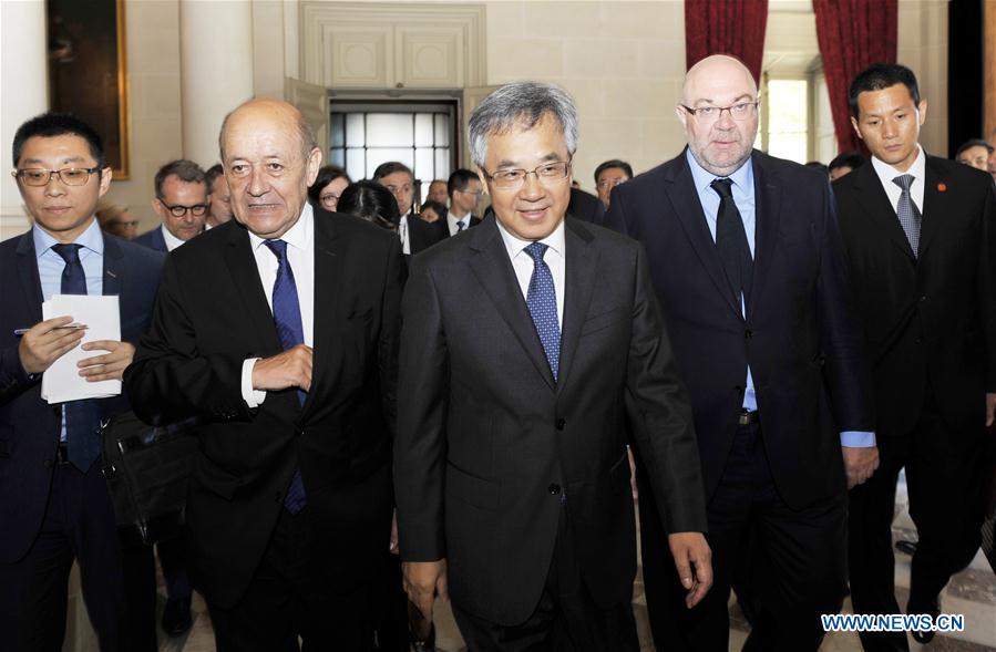 La Chine et la France doivent s'opposer conjointement au protectionnisme et à l'unilatéralisme