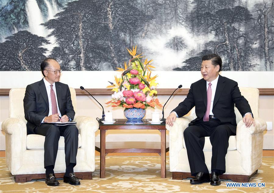 Xi Jinping rencontre le président de la Banque mondiale à Beijing