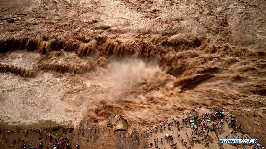 Chine : cascade de Hukou au Shanxi