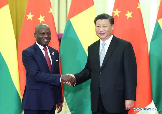 Xi Jinping rencontre le président de la Guinée-Bissau