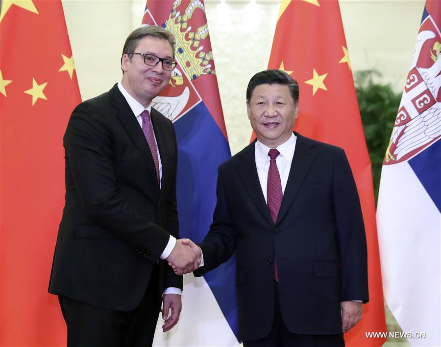 Xi Jinping rencontre le président serbe