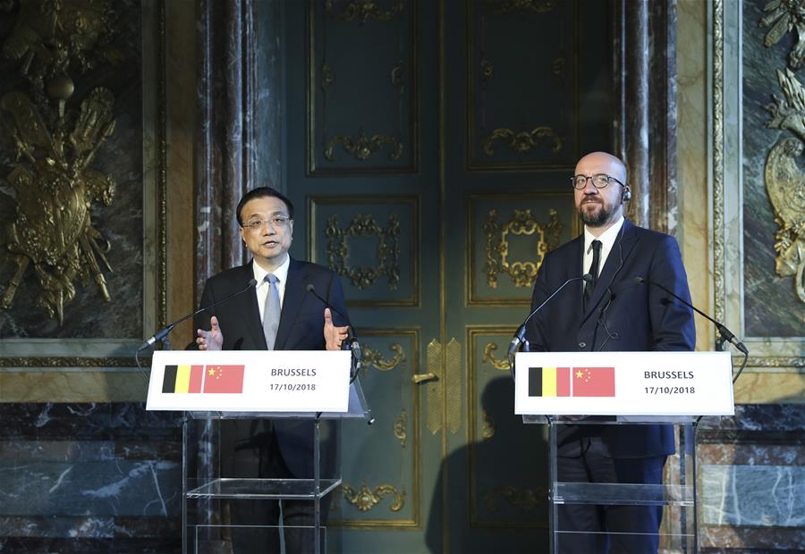 La Chine et la Belgique décident de mieux exploiter leurs complémentarités et leur potentiel de coopération