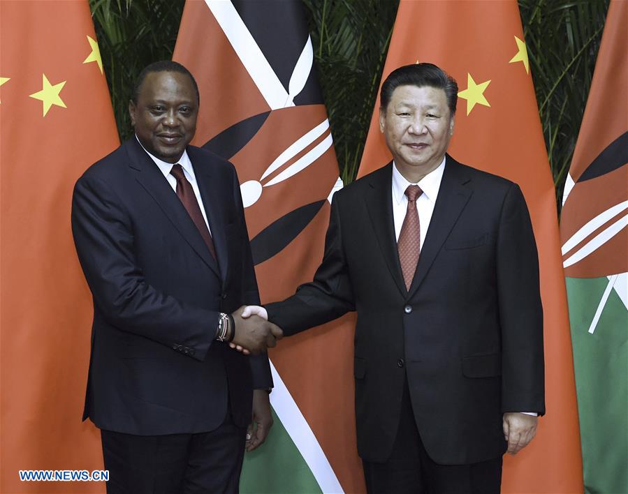 Xi Jinping rencontre le président kenyan