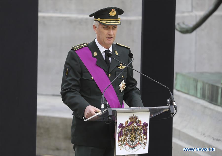 Le roi Philippe de Belgique appelle à la construction d'un monde de paix