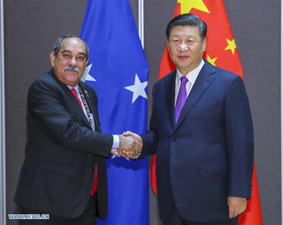 Le président chinois rencontre les chefs d'État insulaires du Pacifique pour renforcer la coopération