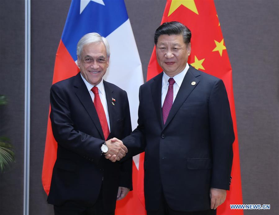 APEC : Xi Jinping rencontre son homologue chilien à Port Moresby
