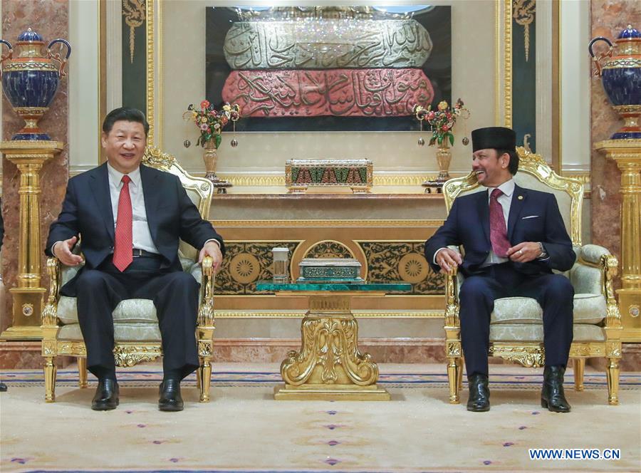 La Chine et Brunei conviennent de hisser leurs relations au niveau de partenariat de coopération stratégique