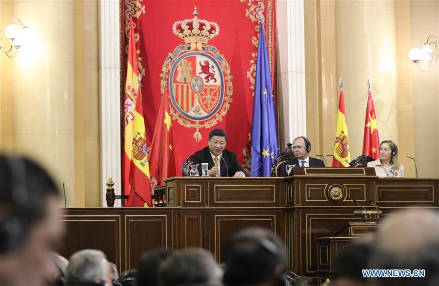 De nouvelles opportunités de développement s'ouvrent aux relations sino-espagnoles, selon le président chinois