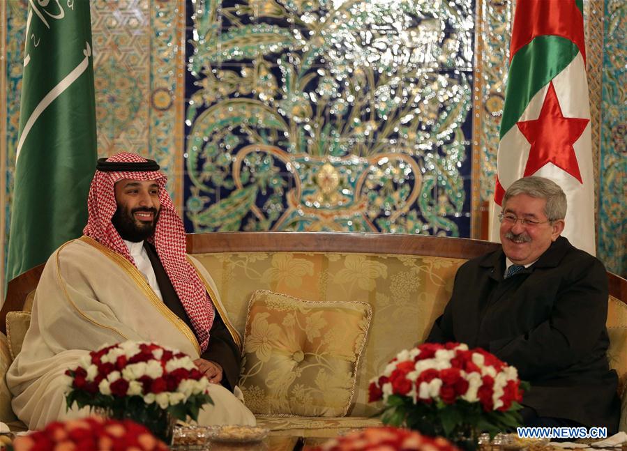 Le prince héritier d'Arabie saoudite entame une visite officielle en Algérie