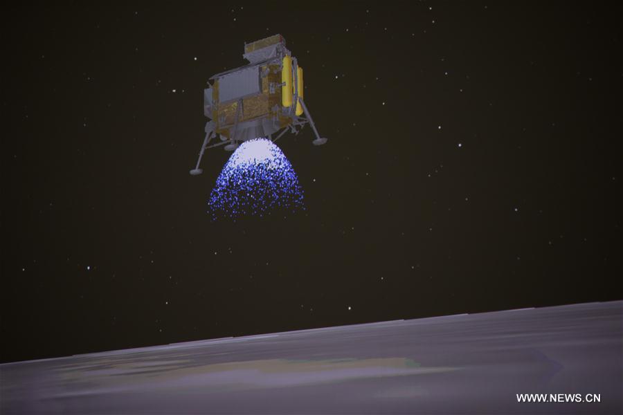 La sonde chinoise Chang'e-4 se pose en douceur sur la face cachée de la Lune