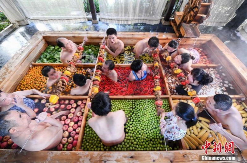 Hangzhou : un hôtel propose un spa aux fruits et légumes pour les touristes