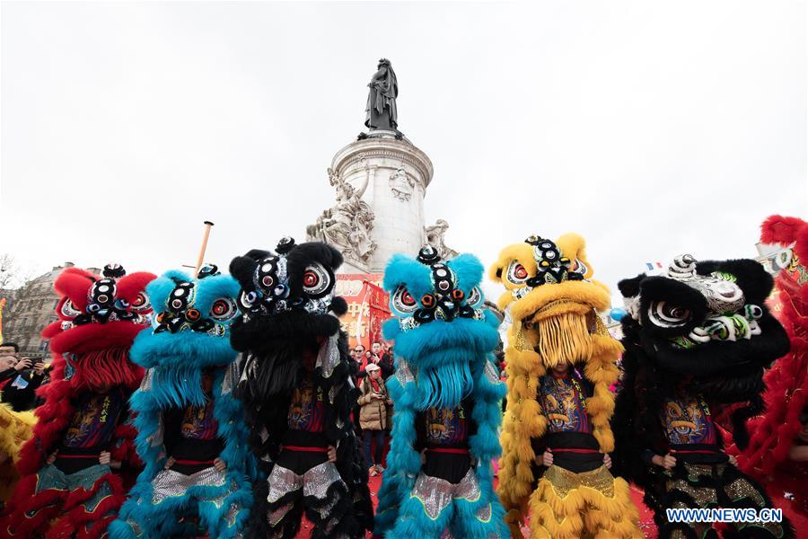 Célébrations du Nouvel An lunaire chinois à Paris 
