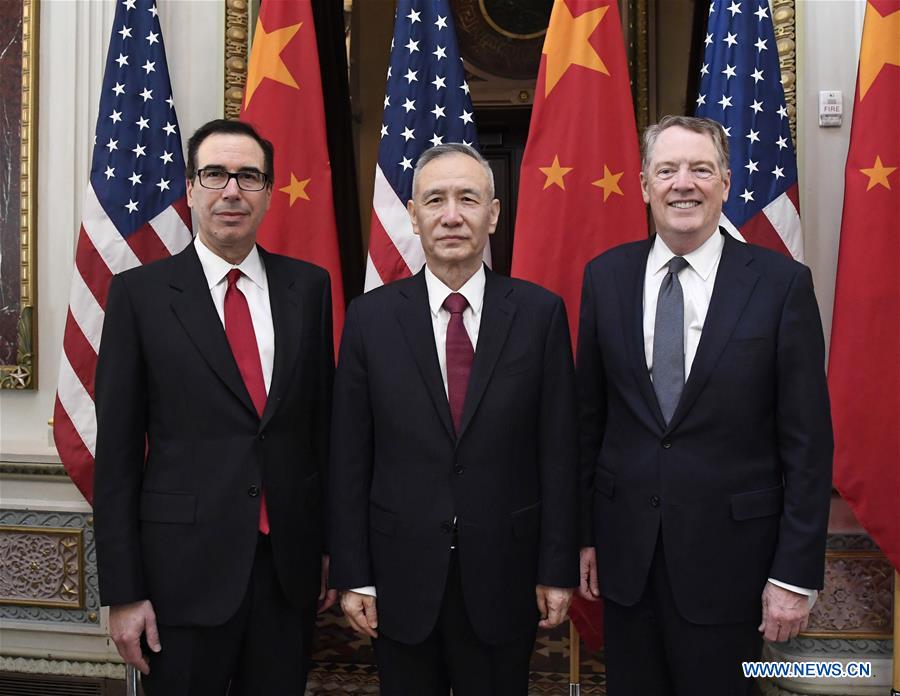 Début du 7e round de négociations commerciales de haut niveau entre la Chine et les États-Unis à Washington